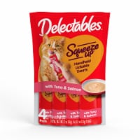 Delectables™ Squeeze Up™ Tuna & Salmon Handheld Lickable Treats Perspective: Main