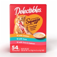 Delectables™ Squeeze Up™ Hand-held Lickable Wet Cat Treats Variety Pack Perspective: Main