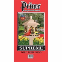 Prince Wild Bird Seed 001685 15 lbs Supreme Wild Bird Feed Red Bag, Red