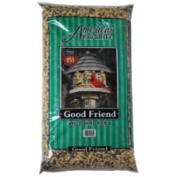 Americas Favorite 280080 10 lbs Good Friend Wild Bird Feed Dark Green Stripe Bag, Dark Green