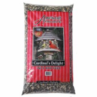 Americas Favorite 2800880 30 lbs Cardinal Delight Wild Bird Feed Red Stripe Bag, Red Stripe
