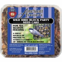 Americas Favorite 064406 2.25 lbs Bird Block Party Large Seed Cake -  Pack of 8