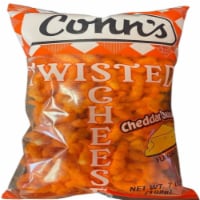 Conn's Twisted Cheddar Cheese Puff Chips Perspective: Main
