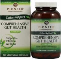 Pioneer Celiac Support Comprehensive Gut Health Vegetarian Capsules Perspective: Main