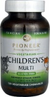 Pioneer Children's Multi Fruit Flavor Vitamin Mineral Vegetarian Chewables 120 Count Perspective: Main