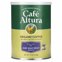 Cafe Altura Organic Coffee Ground Dark Roast Decaf - 12 oz (340 g)
