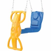 Swing N Slide Wind Rider Blue & Yellow Glider Swing NE 4693L
