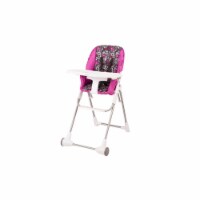 Fry S Food Stores Evenflo Slim Fold High Chair Pink White 1 Ct