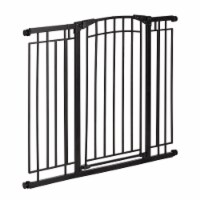 Evenflo Multi-Use Decor Tall Walk-Thru Gate - Black Metal