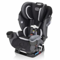 Evenflo All4One DLX Convertible Washable Car Seat w/SensorSafe, Kingsley Black