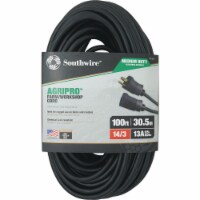 Southwire AgriPro 100 Ft. 14/3 Medium-Duty Farm Extension Cord 64816301