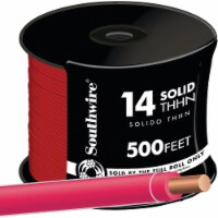 Southwire 500 Ft. 14 AWG Solid Red THHN Electrical Wire 11581658
