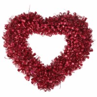 F.C. Young Tinsel Heart Red & Pink Perspective: Main