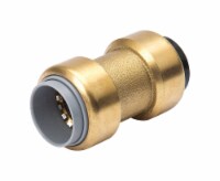 Mueller ProLine Push to Connect 3/4 in. Push  x 3/4 in. Dia. PB Brass Coupling - Case Of: 1;