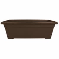 Akro-Mils Chocolate/Brown Romana Planter Perspective: Main