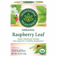 Traditional Medicinals® Organic Raspberry Leaf Tea Bags Perspective: Main