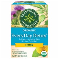 Traditional Medicinals Organic EveryDay Detox Lemon Tea Perspective: Main