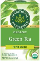 Traditional Medicinals® Organic Peppermint Green Tea Bags Perspective: Main
