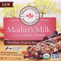 Traditional Medicinals Mother's Milk Organic Chocolate Fruit & Nut Bars Perspective: Main