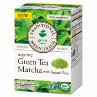 Traditional Medicinals 233871 Green Tea Matcha with Toasted Rice Organic Tea, 16 Tea Bags Perspective: Main