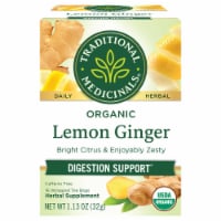 Traditional Medicinals Organic Lemon Ginger Tea
