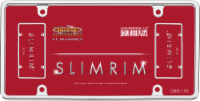 Cruiser Accessories Chrome Slim Rim License Plate Frame - Silver