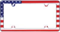 Cruiser Accessories USA Flag License Plate Frame - Red/White/Blue