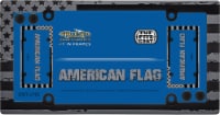 Cruiser Accessories® American Flag™ License Plate Frame - Matte Black Perspective: Main