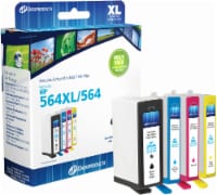 Dataproducts Remanufactured Inkjet Cartridges for HP 564XL/564 - Black/Cyan/Magenta/Yellow Perspective: Main