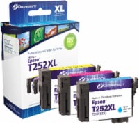 Dataproducts Remanufactured Ink Cartridges for Epson® T252XL - Yellow/Magenta/Cyan Perspective: Main