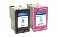 Dataproducts Remanufactured Inkjet Cartridges for HP 62 - Black/Tri-Color Perspective: Main