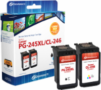 Dataproducts Remanufactured Ink Cartridge for Canon PG-245XL/CL-246 Combo Pack Perspective: Main