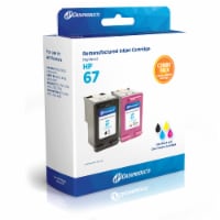 Dataproducts HP 67 Black & Tri-Color Inkjet Cartridges - Combo Pack