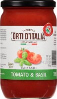 Orti D'italia Gluten Free Tomato & Basil Pasta Sauce Perspective: Main