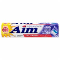 Aim Multi-Benefit Tartar Control Cool Mint Gel Toothpaste