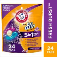 Arm & Hammer® Odor Blasters Plus Oxi Clean Fresh Burst 5-in-1 Laundry Detergent Paks