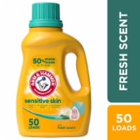 ARM & HAMMER 105 fl. oz. Sensitive Skin Plus Fresh Scent Liquid Laundry  Detergent, 105 Loads 00281 - The Home Depot