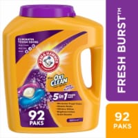 ARM & HAMMER Plus OxiClean with Odor Blasters 5-in-1 Laundry Detergent Power Paks Perspective: Main