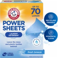 ARM & HAMMER Power Sheets Fresh Breeze Laundry Detergent Sheets Perspective: Main
