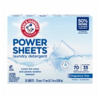 Arm & Hammer™ Fragrance-Free Power Sheets™ Laundry Detergent Perspective: Main