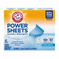 Arm & Hammer™ Power Sheet™ Laundry Detergent Sheets - Fresh Breeze Perspective: Main