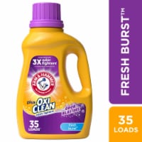 ARM & HAMMER Plus OxiClean with Odor Blasters Fresh Burst Liquid Laundry Detergent Perspective: Main