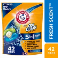 Arm & Hammer® Plus OxiClean™ 5-in-1 Fresh Scent Laundry Detergent Power Paks