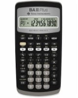 Texas Instruments BA II Plus Calculator - Black Perspective: Main