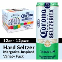 Corona Hard Seltzer Seltzerita Gluten Free Variety Pack Spiked Sparkling Water Perspective: Main