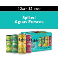 Modelo Spiked Aguas Frescas Flavored Malt Beverage 12 Cans Variety Pack Perspective: Main