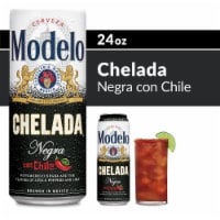 Modelo Chelada Negra Con Chile Mexican Import Flavored Beer Perspective: Main