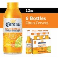 Corona Sunbrew Citrus Cerveza Mexican Import Beer Perspective: Main