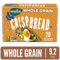 Wasa Whole Grain Wholesome Oven-Baked Non-GMO Crispbread Crackers