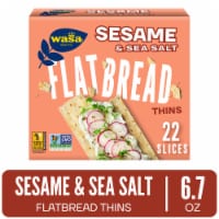 Wasa Sesame & Sea Salt Wholesome Oven-Baked Non-GMO Flatbread Thins